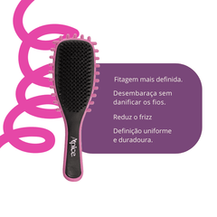 Kit Fitagem Gringa Cachos - Escova, Gelatina e Ativador  (3 ITENS)