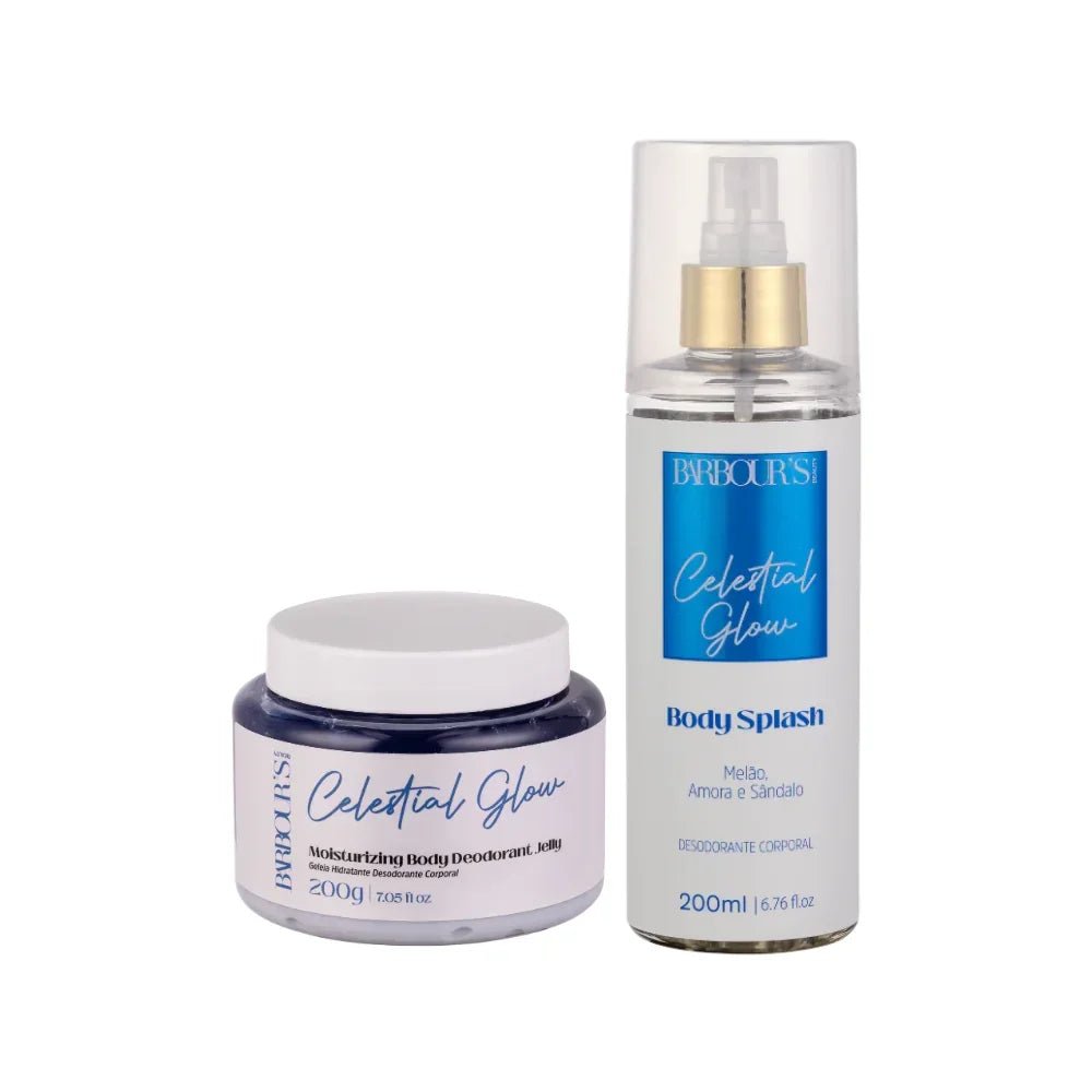 Kit Geleia Hidratante Desodorante + Body Splash Corporal Celestial Glow - Kit KBB99077