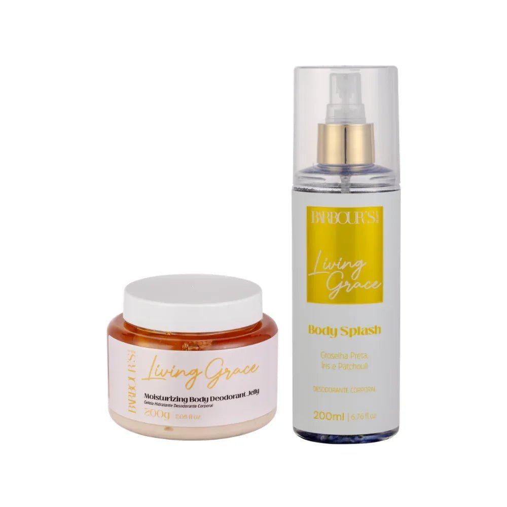 Kit Geleia Hidratante Desodorante + Body Splash Corporal Living Grace - Kit KBB99078