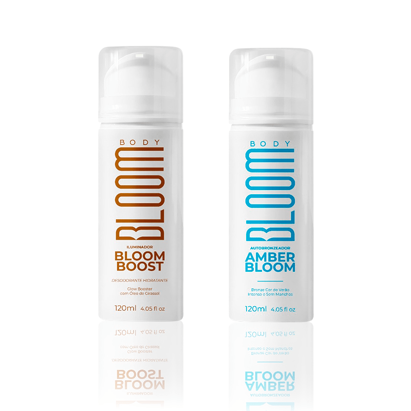 Kit Glow & Bronze - Amber Bloom + Bloomboost - Banho e Corpo 20004