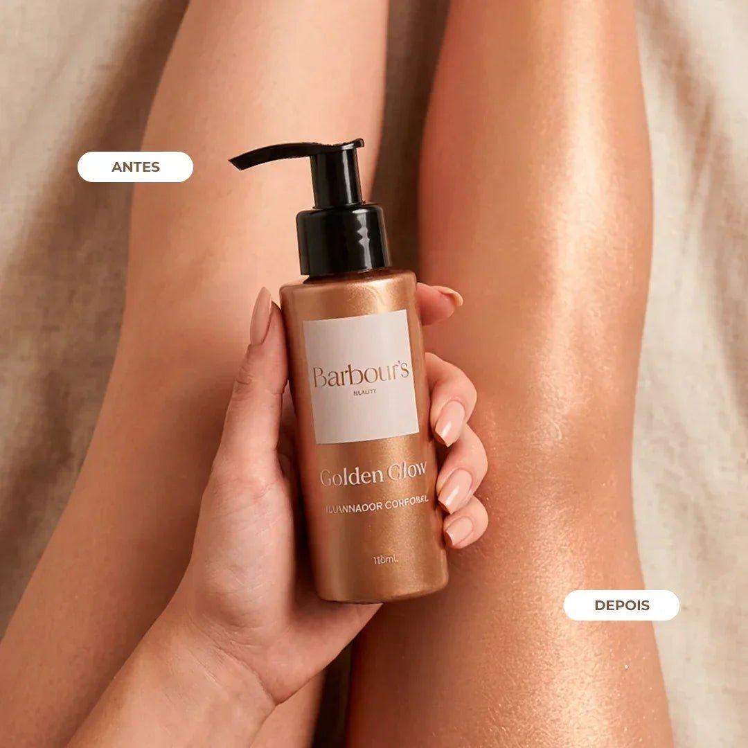 Kit Glow - Golden Glow Iluminador Hidratante e Shimmer Body Splash Lavender Lagoon Glow