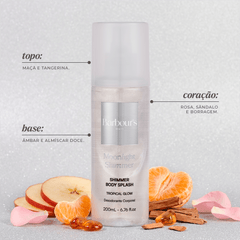 Kit Glow - Golden Glow Iluminador Hidratante e Shimmer Body Splash Moonlight Shimmer