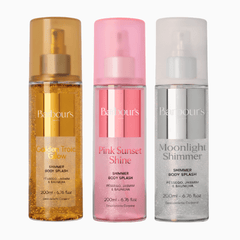 Kit Layering - Pink Sunset Shine, Golden Tropic Glow e Moonlight Shimmer