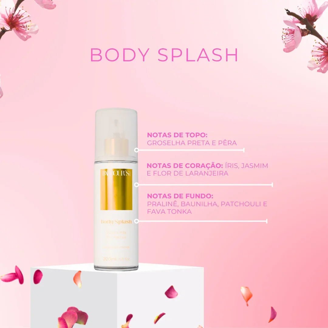 Kit Living Grace - Geleia Hidratante, Body Splash e Perfume de Cabelo