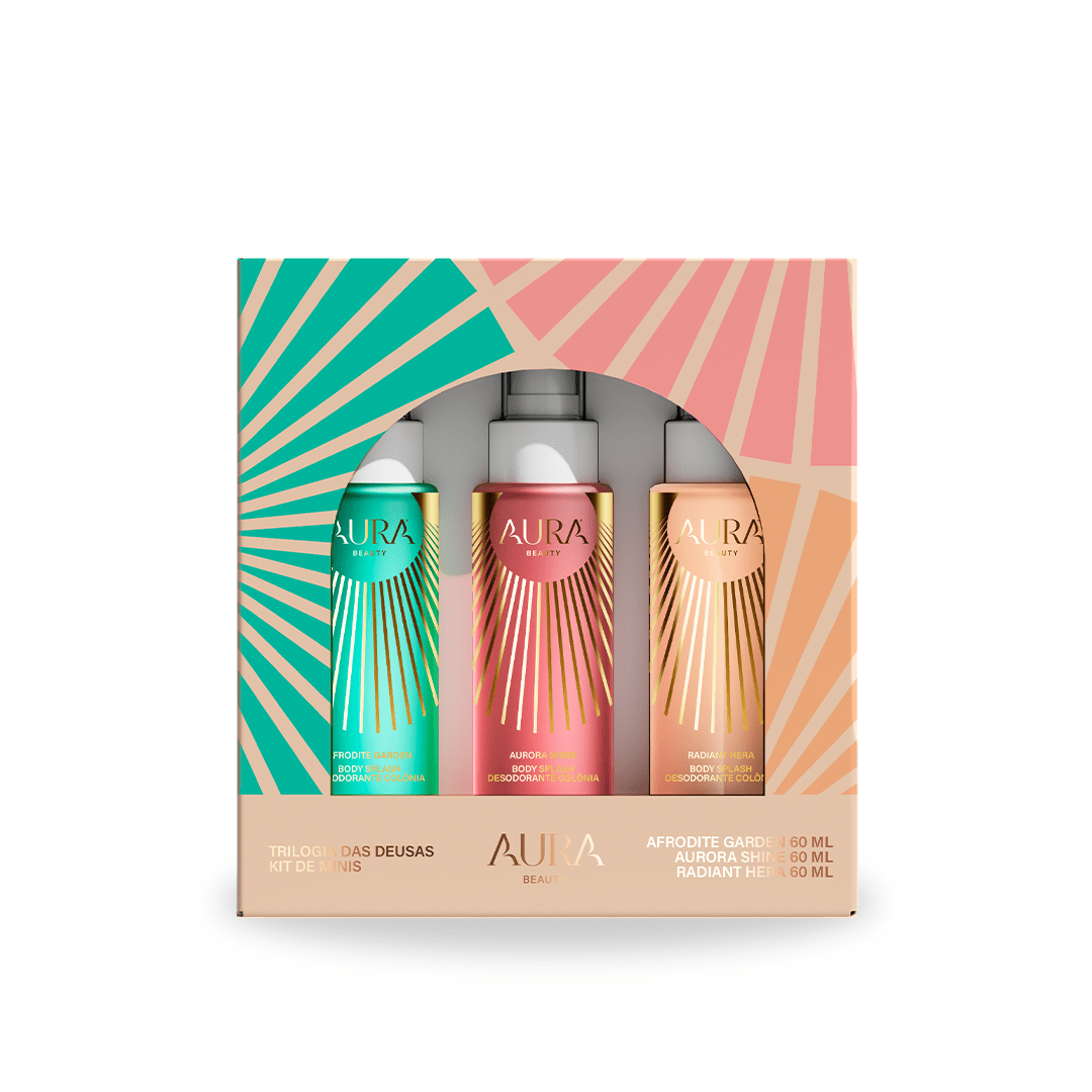 Kit Mini Body Splash - Trilogia Das Deusas 60ml - Perfumes e Colónias AU001034