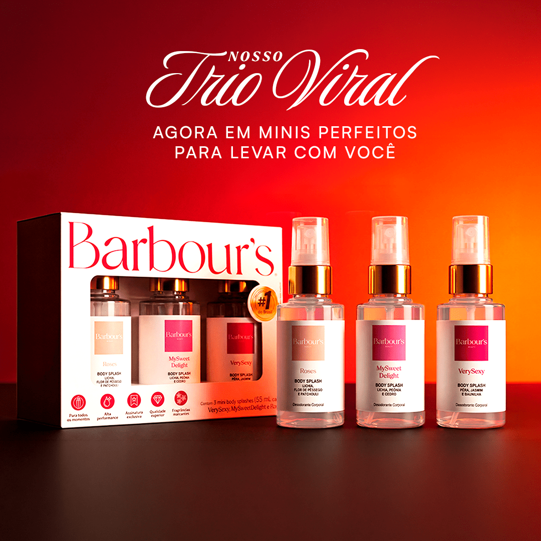 Kit Mini Body Splash - Trio Viral 55ml