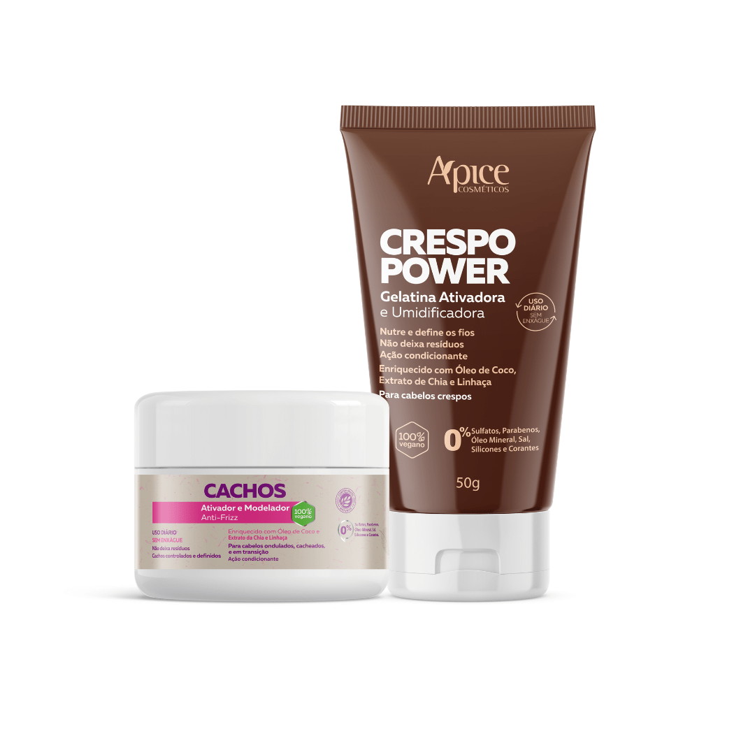 Kit Minis - Ativador e Gel (2 Itens) - Produtos para pentear o cabelo 20669