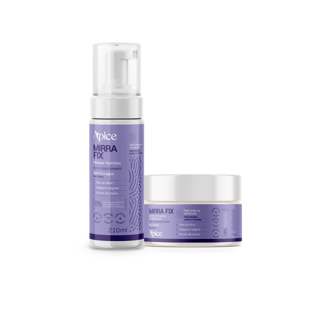 Kit Mirra Fix - Gelatina e Mousse (2 ITENS) - Produtos para pentear o cabelo 20750