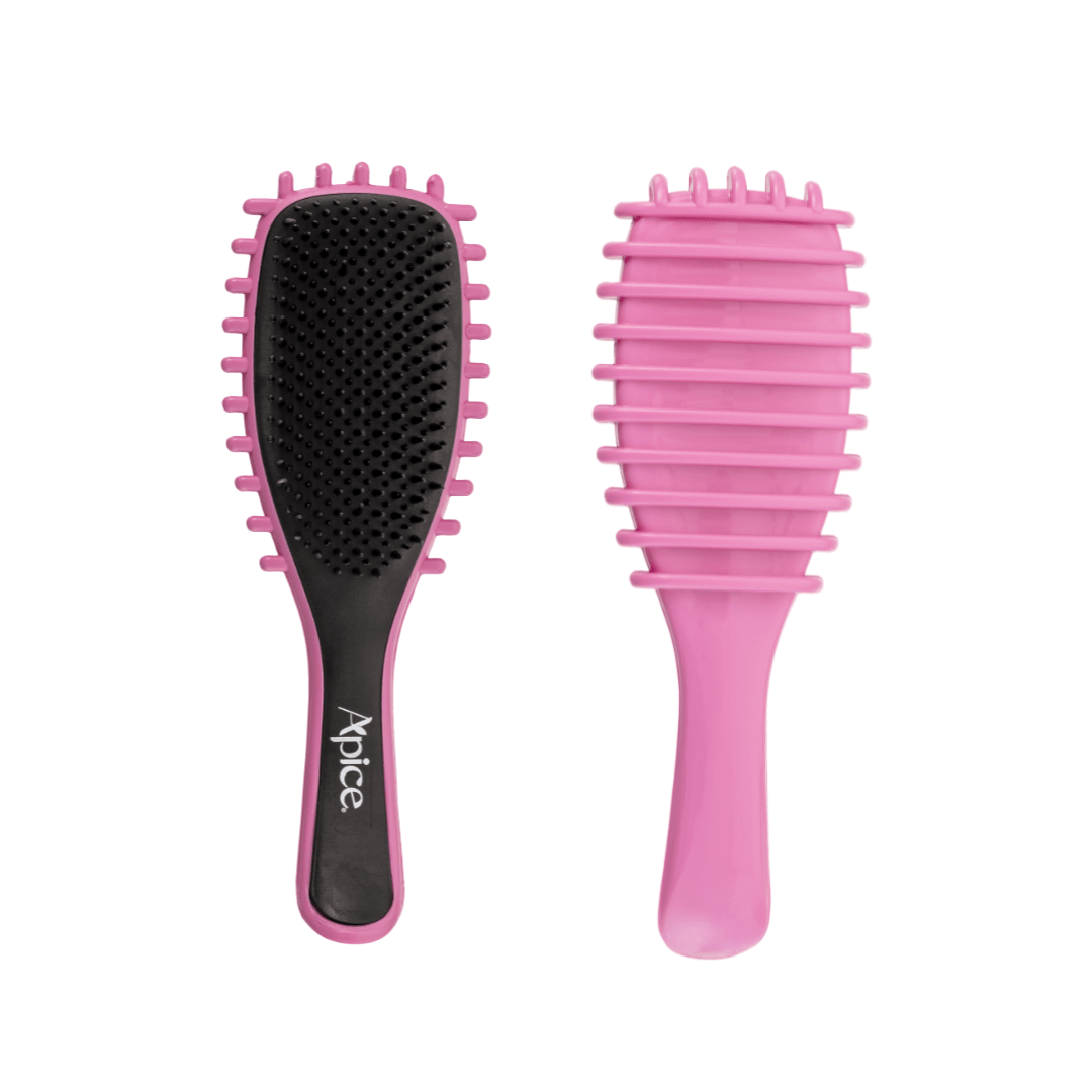 Kit Mix Definição - Escova Rosa, Gelatina e Creme de Pentear (3 ITENS)