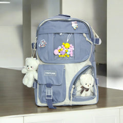 Kit Mochila Teddy 5 em 1 com Acessórios