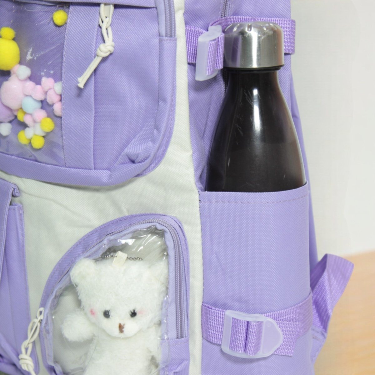 Kit Mochila Teddy 5 em 1 com Acessórios