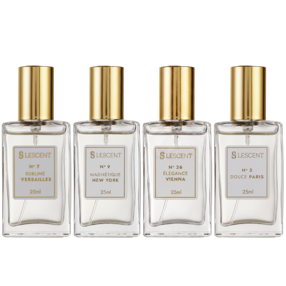 Kit Quarteto Clássicos Femininos N5 + N7 + N9 + N26 | 25ml