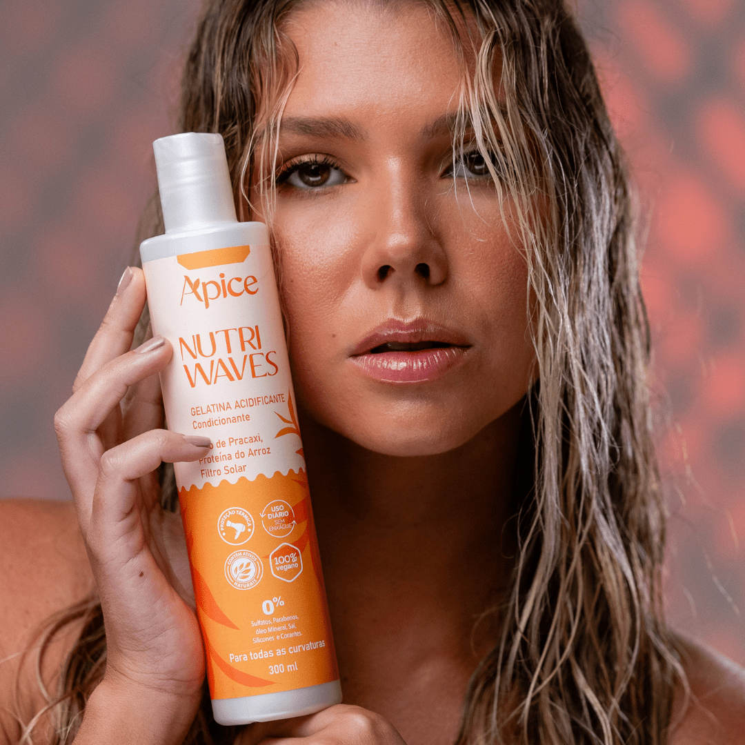 Kit Nutri Waves - Creme de Pentear e Gelatina Ativadora (2 Itens)