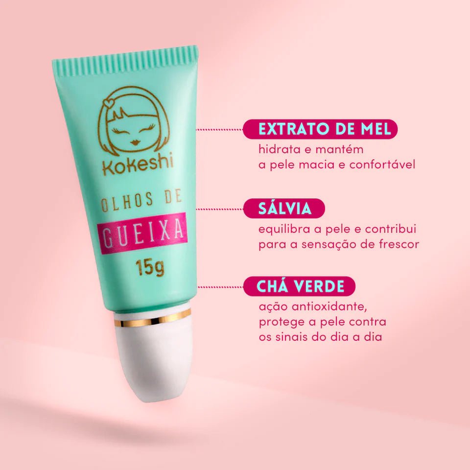 Kit Pele Radiante Kokeshi (Kit 6 em 1)