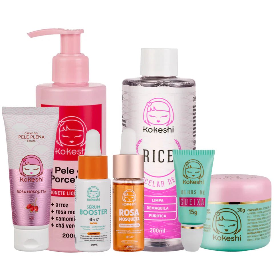 Kit Pele Renovada Kokeshi (Kit 7 em 1) - Cuidado da pele 40024