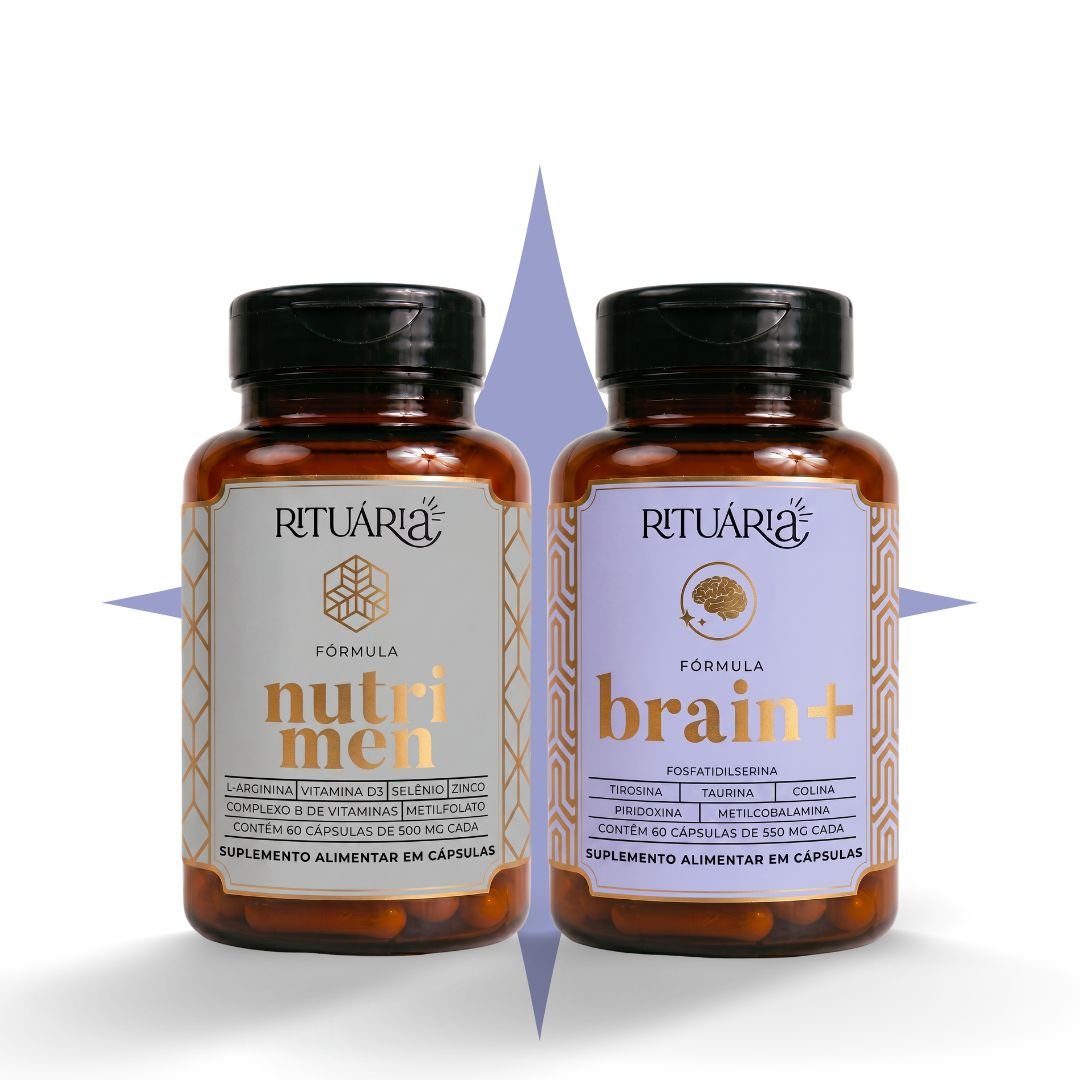 Kit Performance Masculina (Nutri Men + Brain+) - Vitaminas e suplementos KRT99117