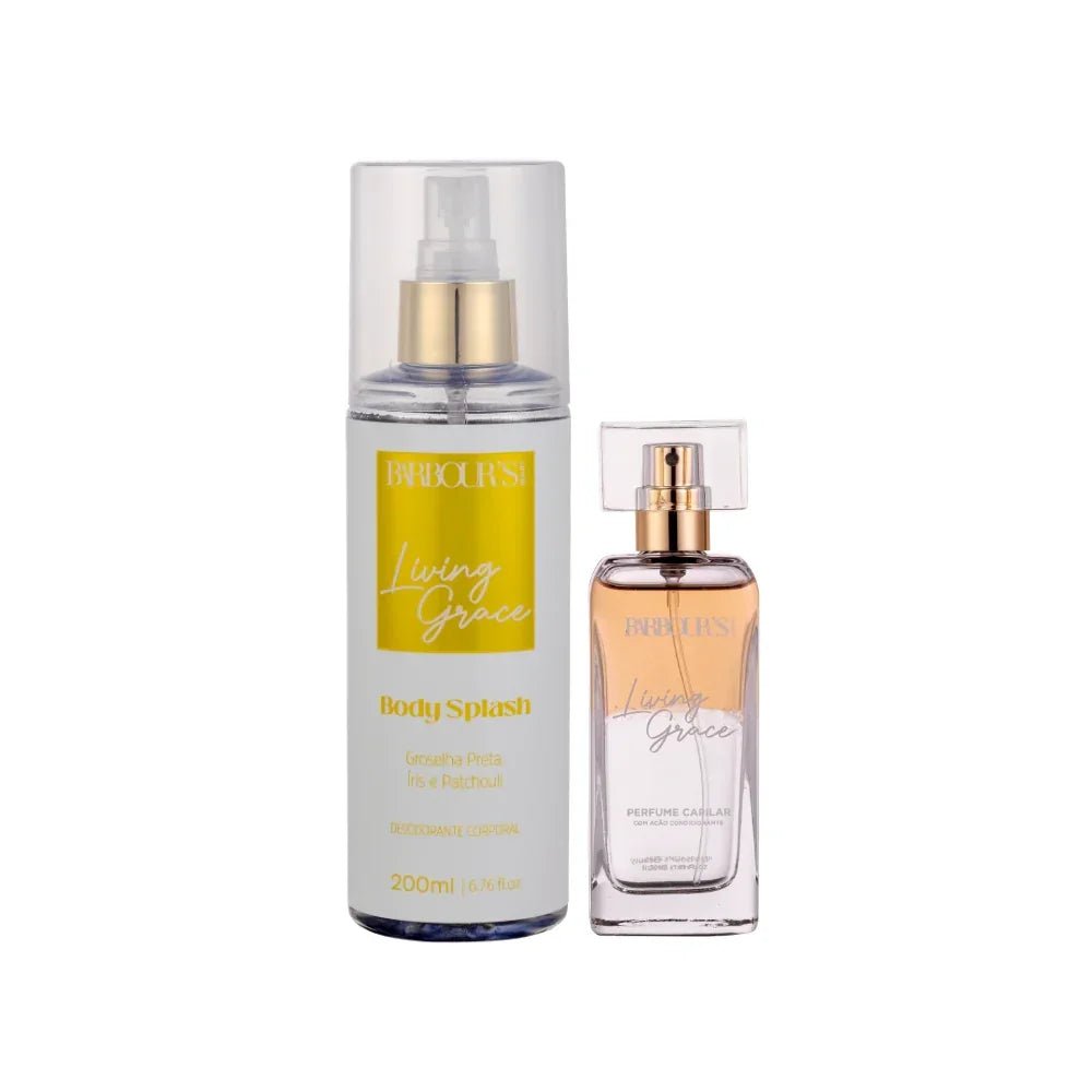 Kit Perfume de Cabelo e Body Splash - Living Grace - Kit KBB99088