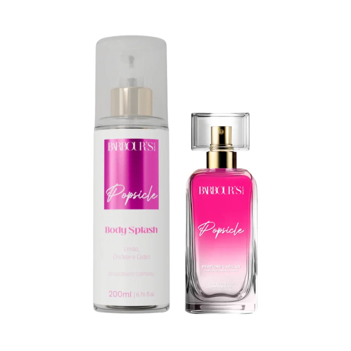 Kit Perfume de Cabelo e Body Splash - Popsicle - Kit 20198
