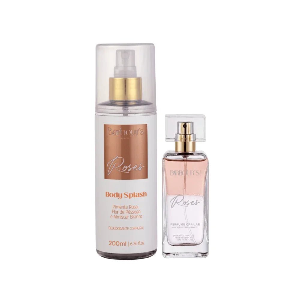 Kit Perfume de Cabelo e Body Splash - Roses - Kit KBB99090
