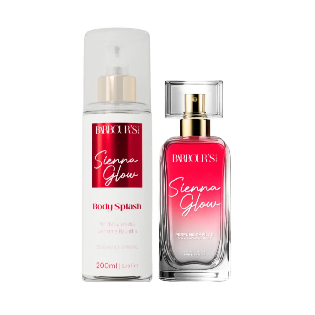 Kit Perfume de Cabelo e Body Splash - Sienna Glow - Kit KBB99132