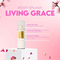 Kit Perfume e Body Splash Living Grace e My Sweet Delight (4 Produtos)