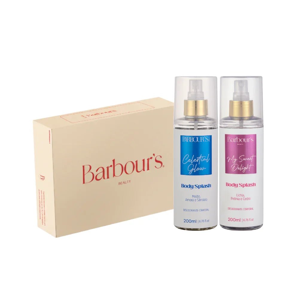 Kit Presenteável 2 Body Splash Desodorante Colônia 200ml - Celestial Glow, My Sweet Delight