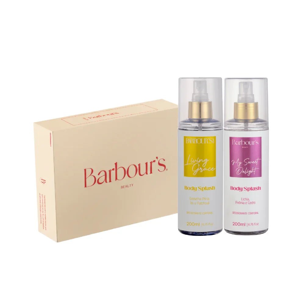 Kit Presenteável 2 Body Splash Desodorante Colônia 200ml - Living Grace, My Sweet Delight - Perfumes e Colónias KBB99095