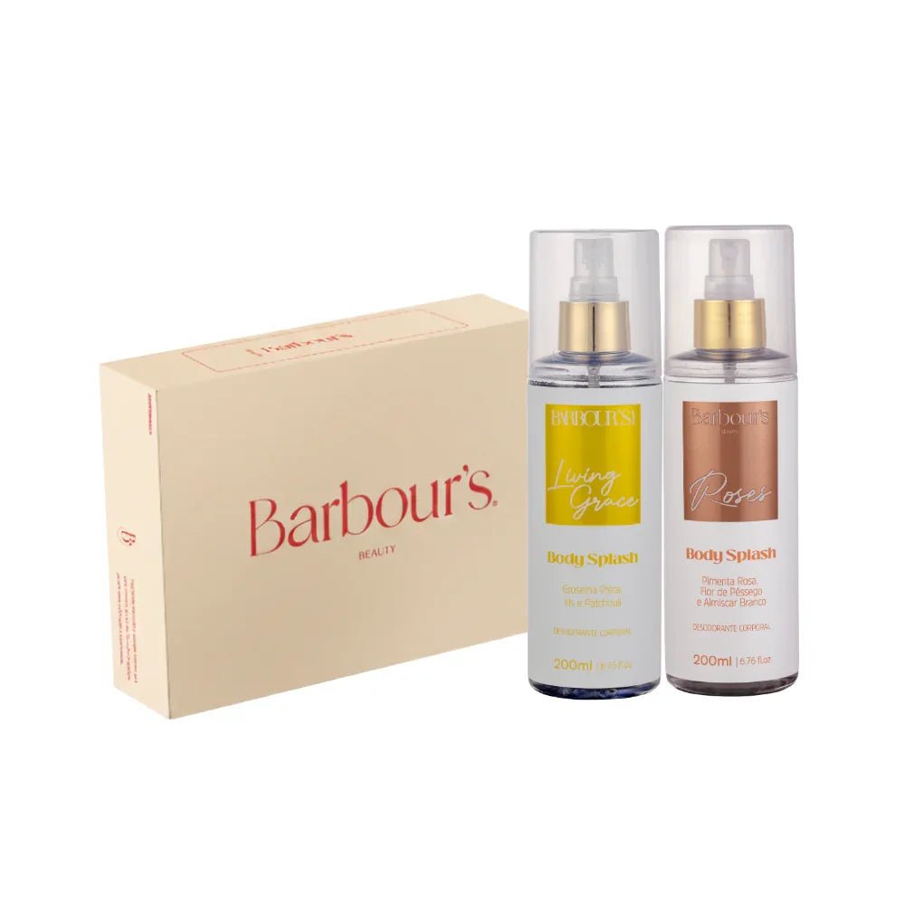 Kit Presenteável 2 Body Splash Desodorante Colônia 200ml - Living Grace, Roses - Perfumes e Colónias KBB99096