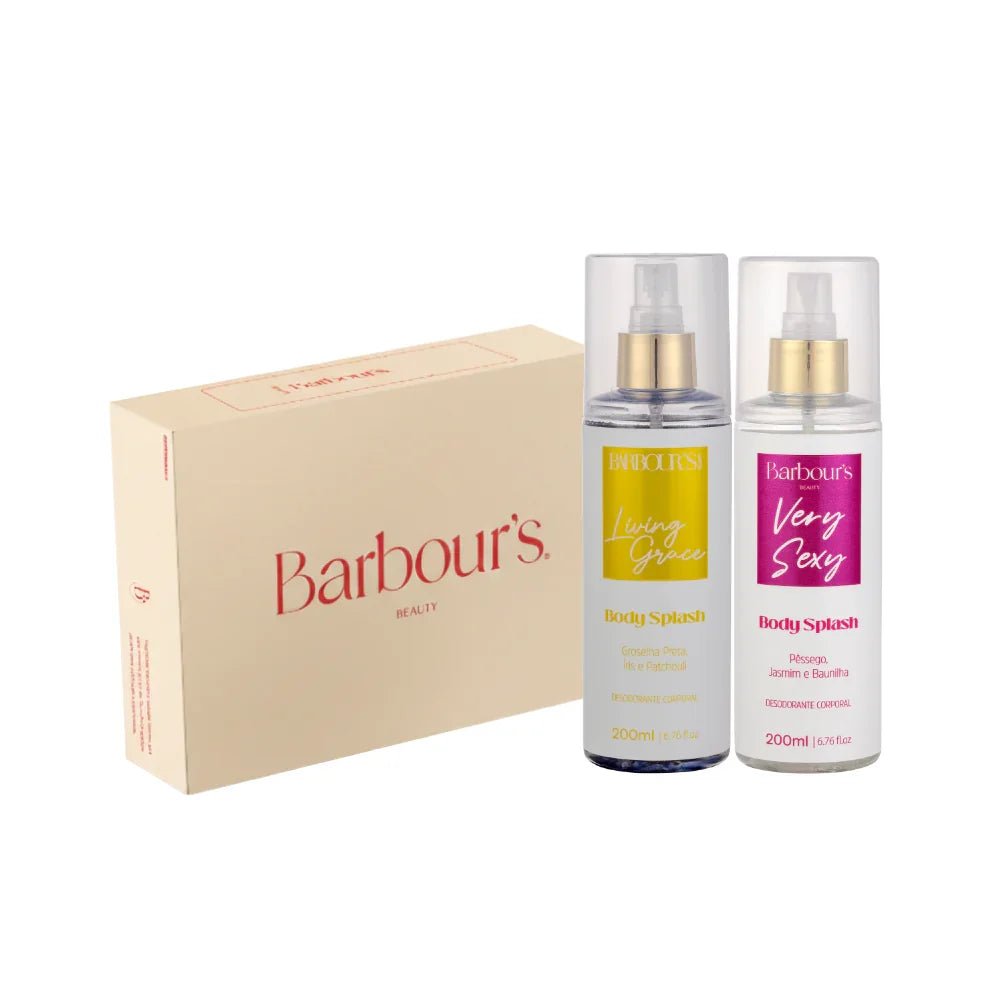 Kit Presenteável 2 Body Splash Desodorante Colônia 200ml - Living Grace, Very Sexy - Perfumes e Colónias KBB99097