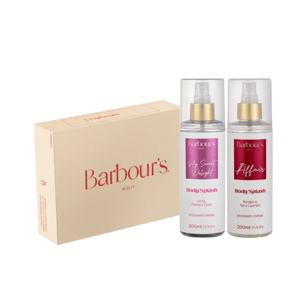 Kit Presenteável 2 Body Splash Desodorante Colônia 200ml - My Sweet Delight, Affair - Perfumes e Colónias KBB99098