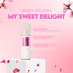 Kit Presenteável 2 Body Splash Desodorante Colônia 200ml - My Sweet Delight, Alter Ego