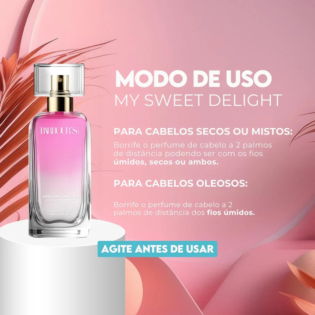 Kit Presenteável Body Splash + Perfume de Cabelo My Sweet Delight
