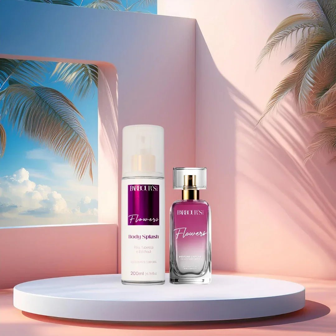 Kit Presenteável Perfume de Cabelo e Body Splash - Flowers