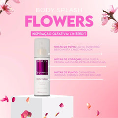 Kit Presenteável Perfume de Cabelo e Body Splash - Flowers