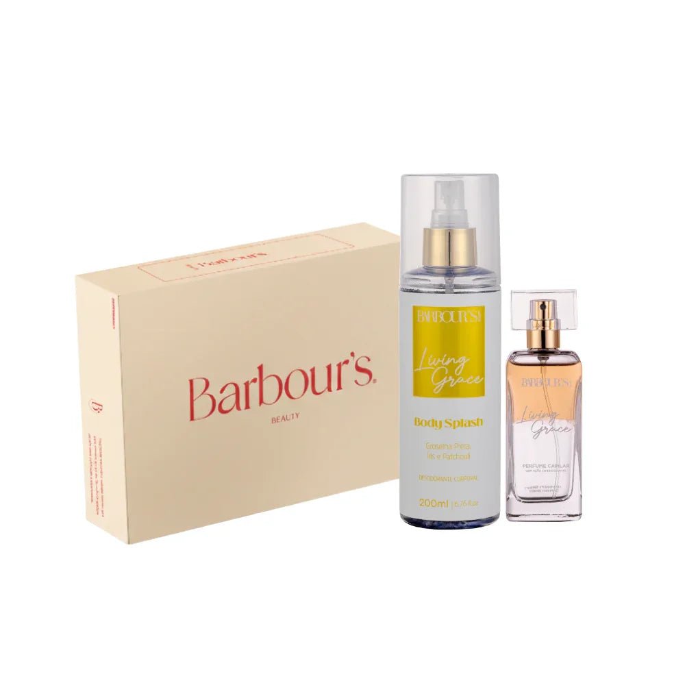 Kit Presenteável Perfume de Cabelo e Body Splash - Living Grace - Kit KBB99105