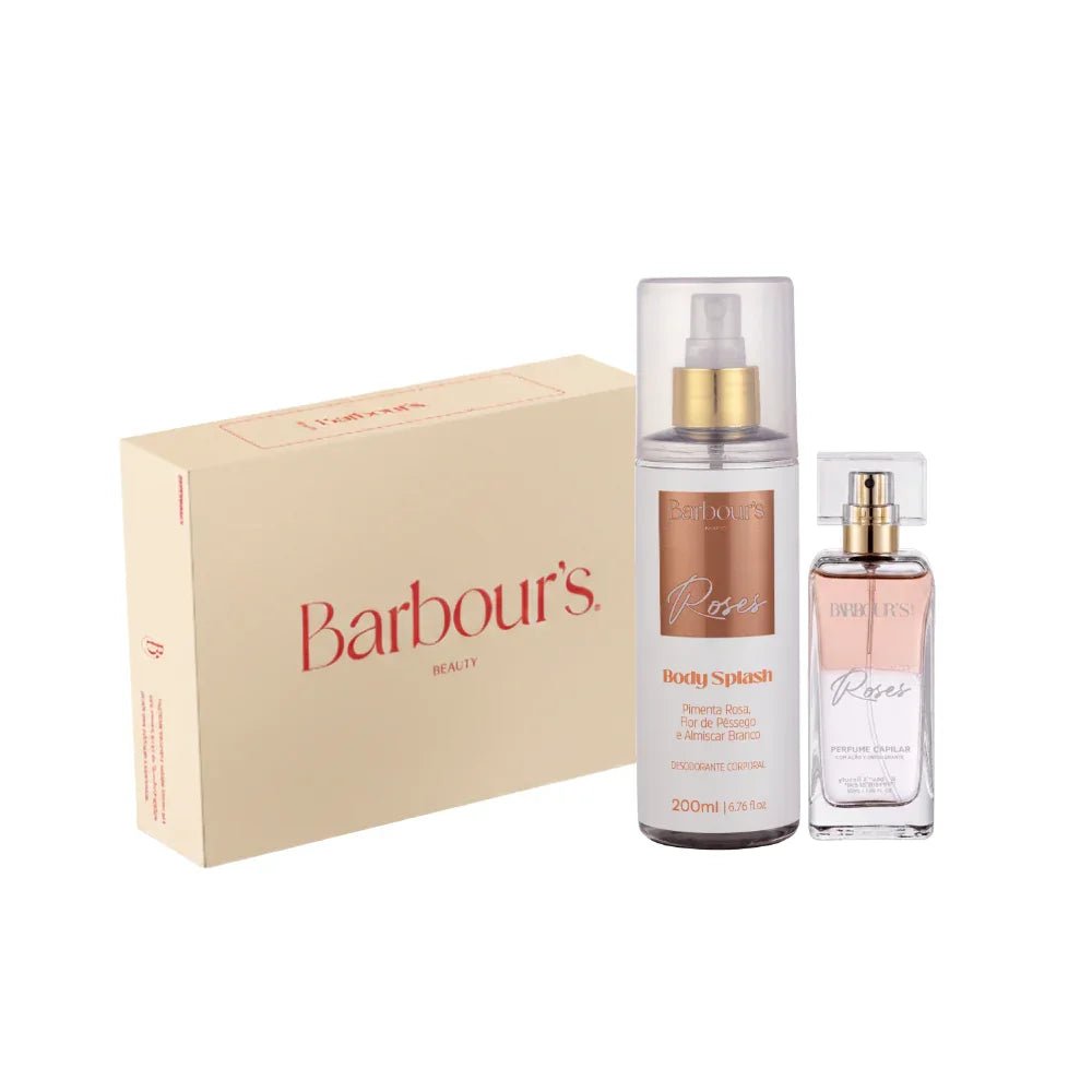 Kit Presenteável Perfume de Cabelo e Body Splash - Roses - Kit KBB99106