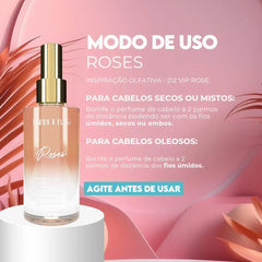 Kit Presenteável Perfume de Cabelo e Body Splash - Roses
