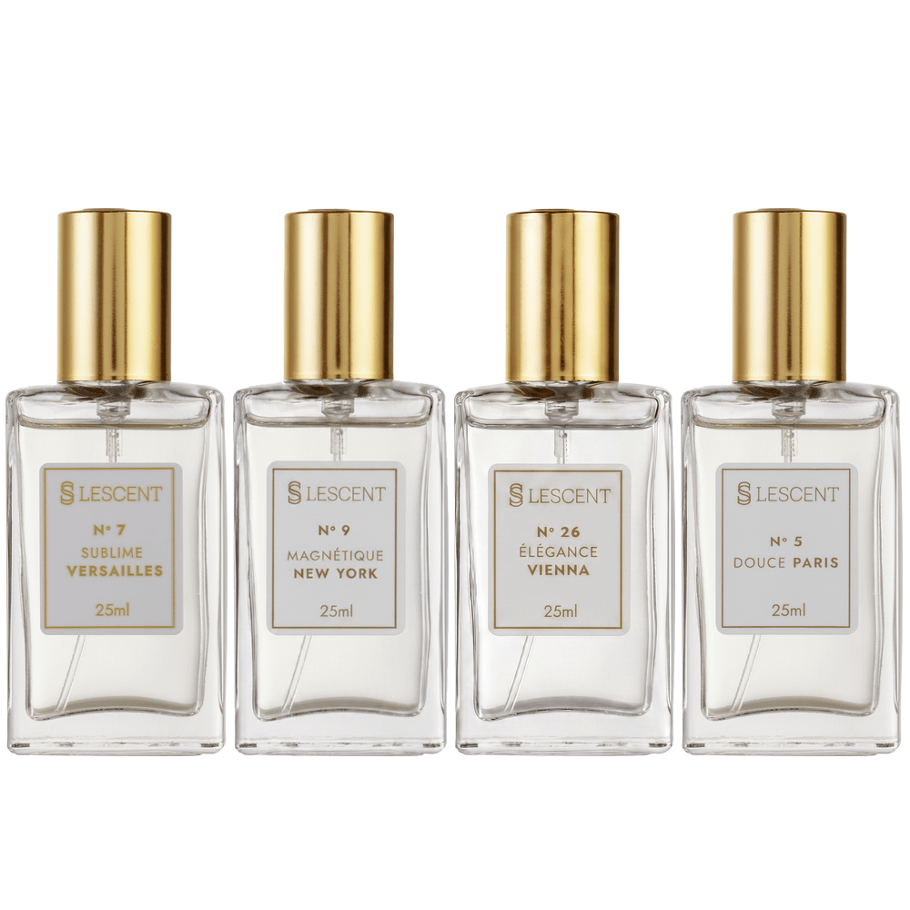 Kit Quarteto Clássicos Femininos N5 + N7 + N9 + N26 | 25ml