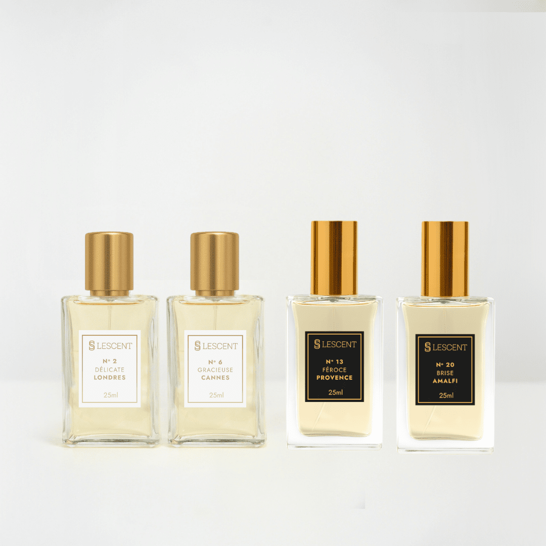 Kit Quarteto Hits Unissex N2 + N6 + N13 + N20 | 25ml - Perfumes e Colónias KLC00055