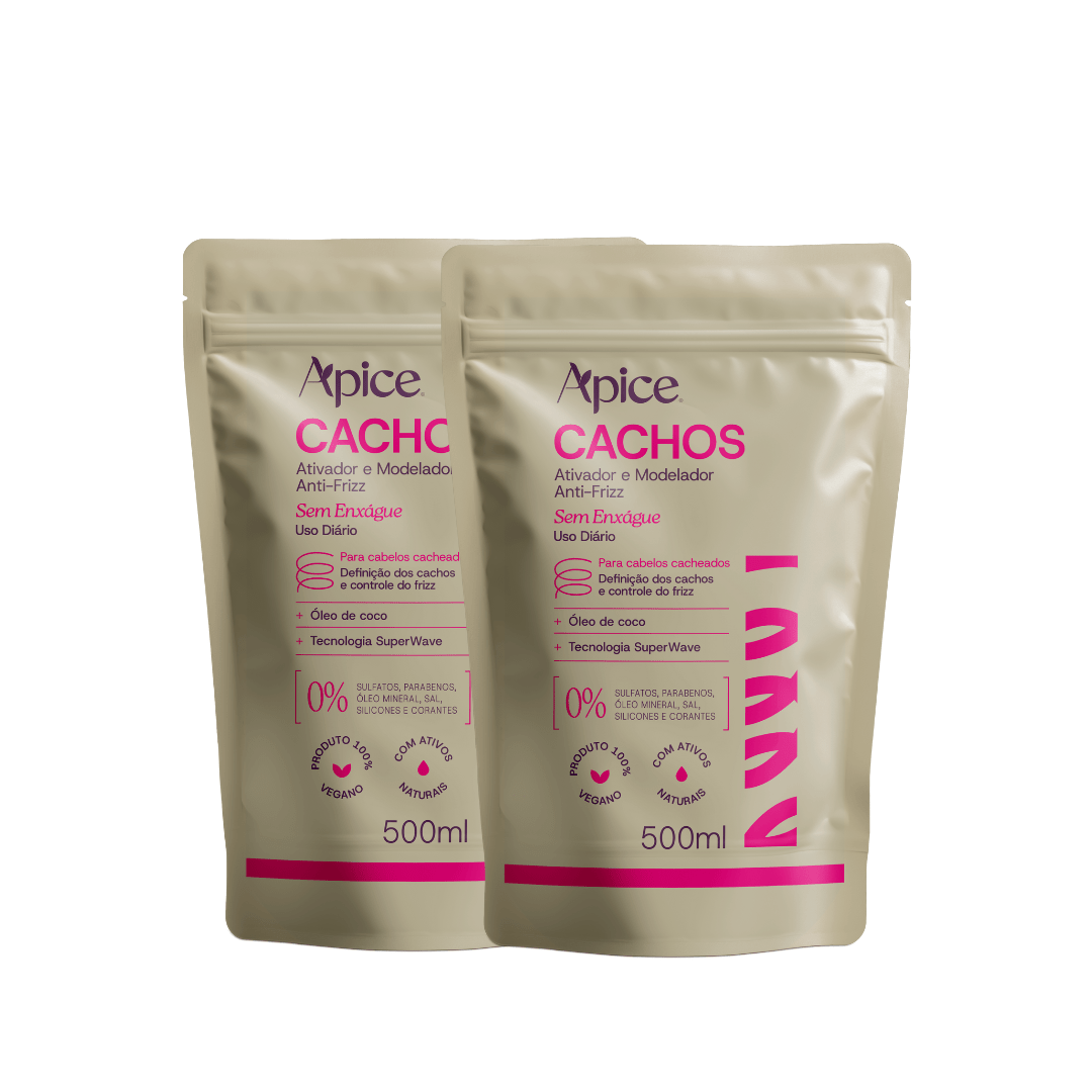 Kit Refil - Ativador e Modelador Anti-Frizz Cachos 500g (2 Itens)