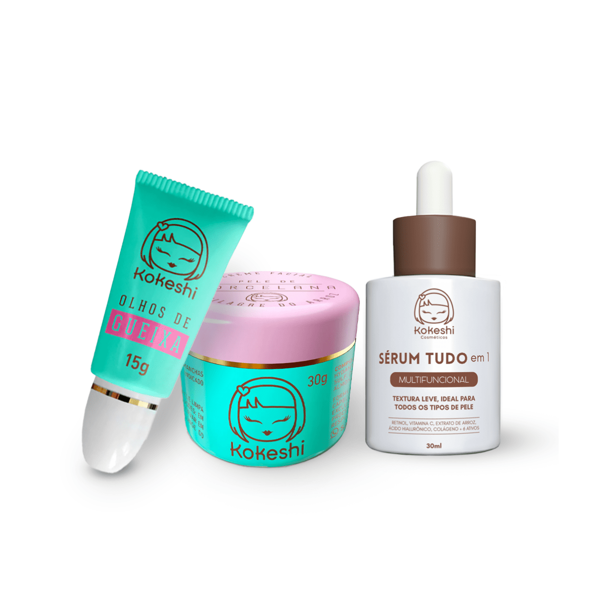 Kit Renovadores + Sérum Tudo em 1 - Cuidado da pele KKS00036
