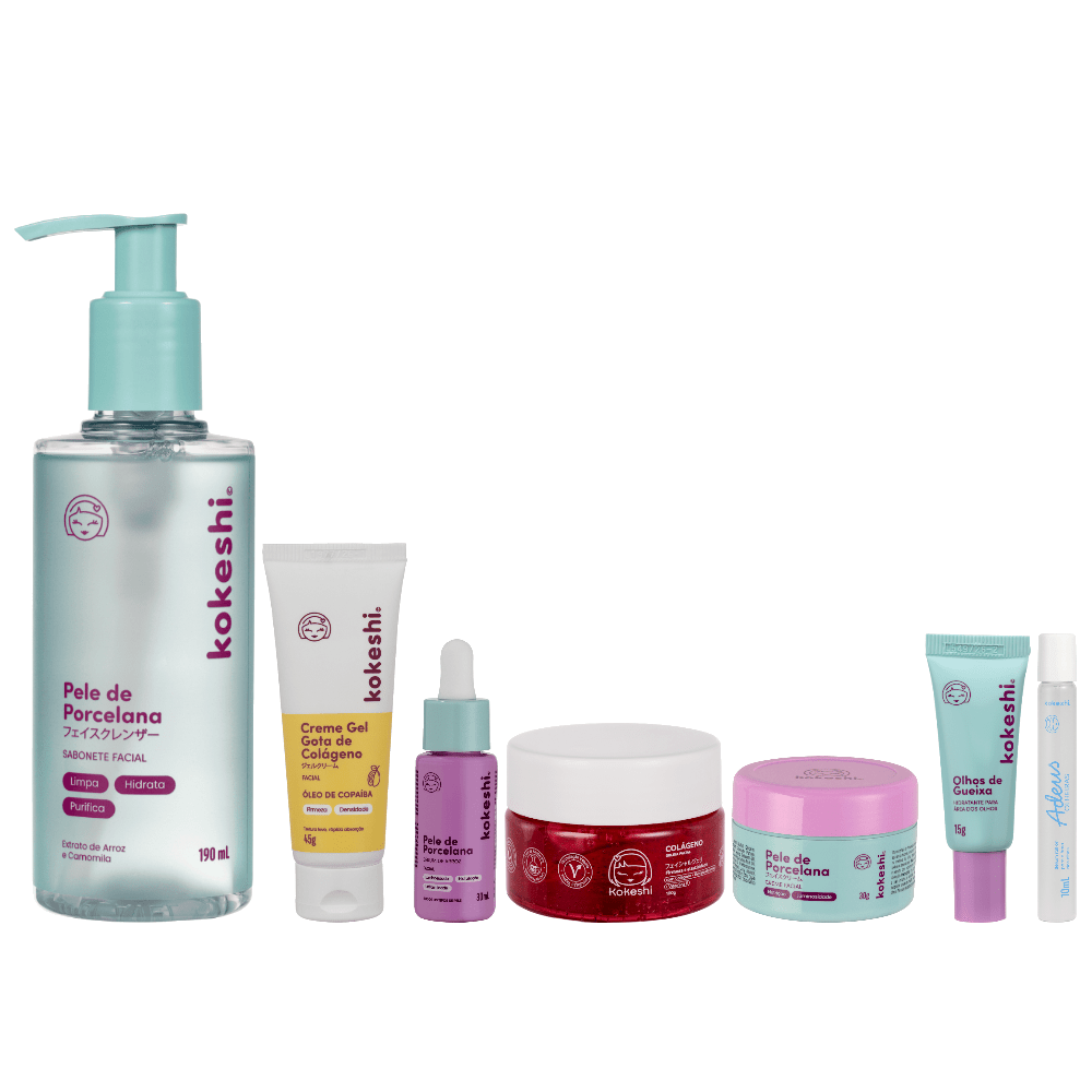 Kit Ritual Completo de Porcelana - Cuidado da pele KKS00147