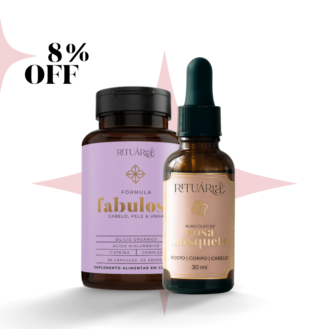 Kit Ritual da Pele e Cabelo - Fórmula Fabulosa + Rosa Mosqueta