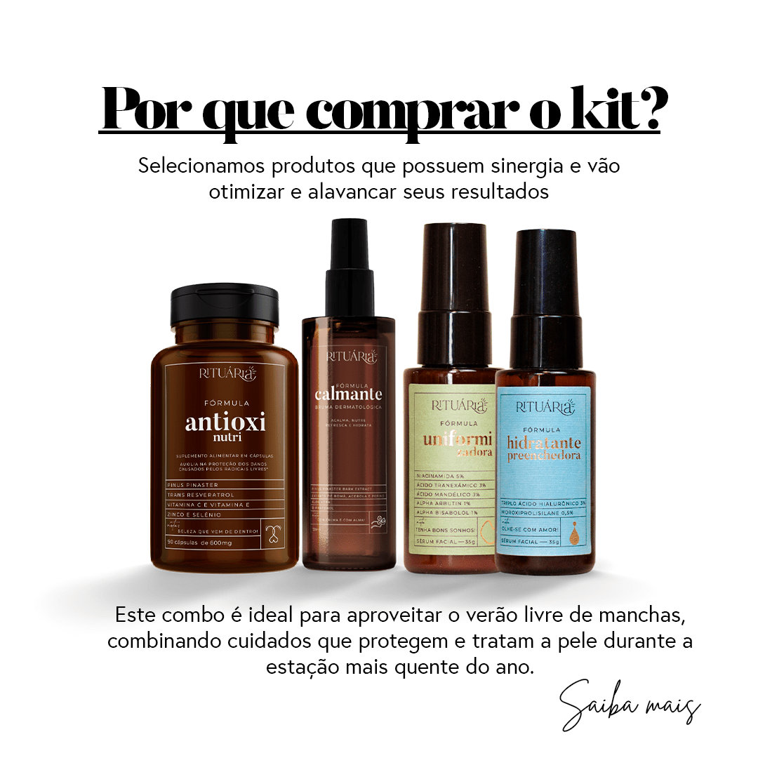Kit Ritual Essencial para Manchas no Calor