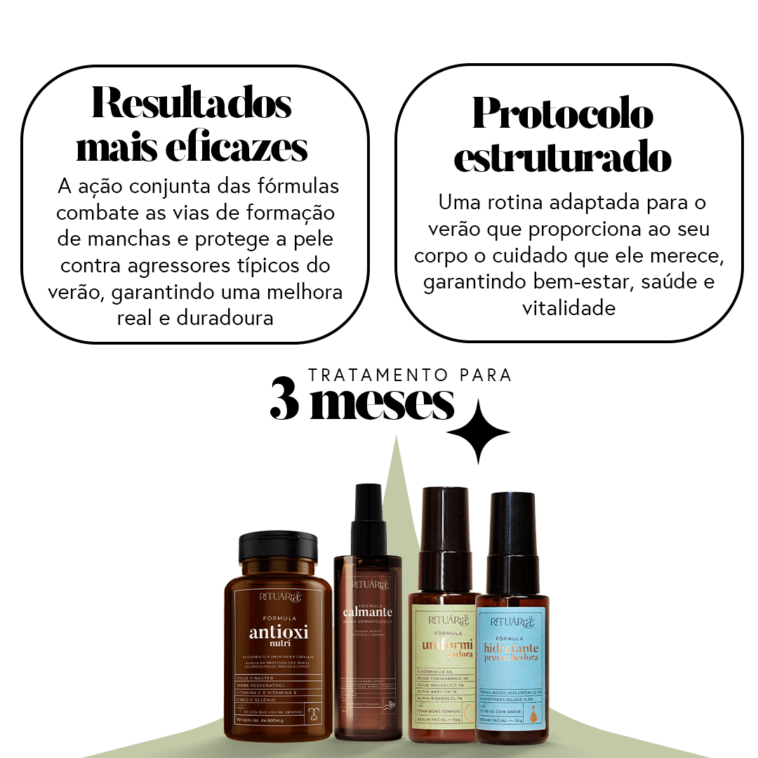 Kit Ritual Essencial para Manchas no Calor