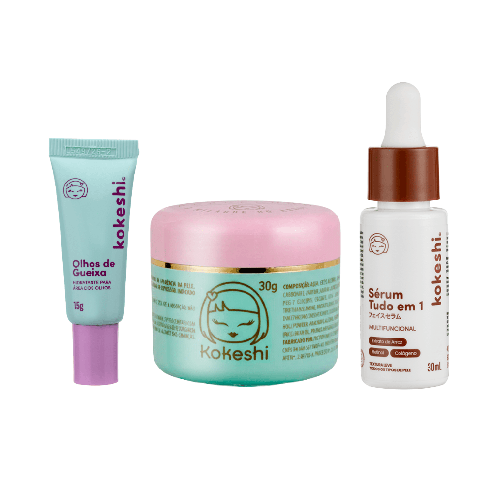 Kit Ritual Hidratação Das Gueixas + Sérum Tudo em 1