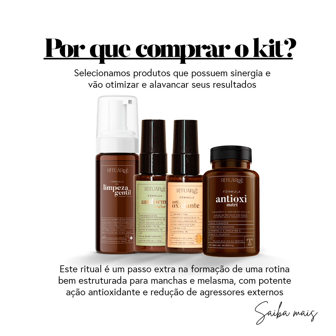 Kit Ritual Intermediário - Manchas e Melasma