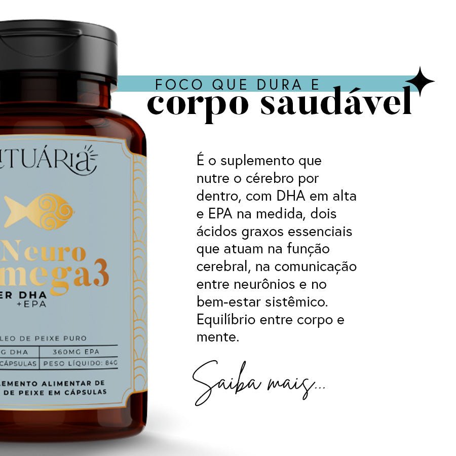 Kit Ritual para Clareza Mental – Neuro Ômega + 4Mag