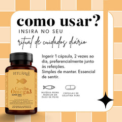 Kit Ritual para Lipedema/Circulação – Cardio Ômega 3 + Antioxi Nutri (30 Cápsulas)