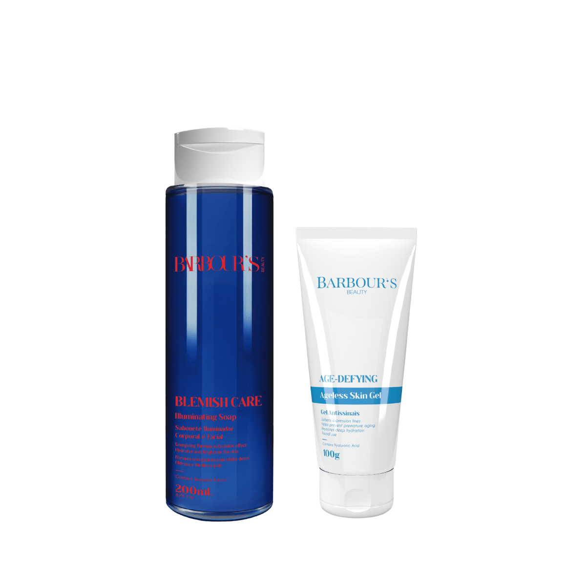 Kit Rotina Antissinais - Sabonete Clareador e Gel Antissinais - 